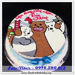 Mẫu Bánh Sinh Nhật Đẹp - A303